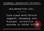 Standbild Stoßfänger Wilmington Delaware USA, 1930, aus Sekunde 8 historischem Filmmaterial Videoclip 65675042735