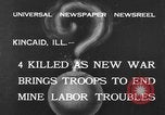 Standbild National Gardisten Kincaid Illinois USA, 1933, aus Sekunde 4 historischem Filmmaterial Videoclip 65675042738
