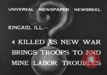 Standbild National Gardisten Kincaid Illinois USA, 1933, aus Sekunde 5 historischem Filmmaterial Videoclip 65675042738