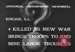 Standbild National Gardisten Kincaid Illinois USA, 1933, aus Sekunde 7 historischem Filmmaterial Videoclip 65675042738