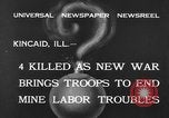 Standbild National Gardisten Kincaid Illinois USA, 1933, aus Sekunde 8 historischem Filmmaterial Videoclip 65675042738