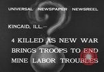 Standbild National Gardisten Kincaid Illinois USA, 1933, aus Sekunde 10 historischem Filmmaterial Videoclip 65675042738