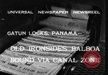 Image of USS Constitution ship Panama, 1933, second 3 stock footage video 65675042742