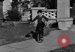 Image of unicycle Los Angeles California USA, 1933, second 15 stock footage video 65675042743