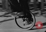 Image of unicycle Los Angeles California USA, 1933, second 20 stock footage video 65675042743