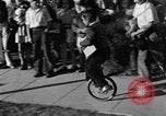 Image of unicycle Los Angeles California USA, 1933, second 30 stock footage video 65675042743