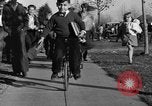 Image of unicycle Los Angeles California USA, 1933, second 33 stock footage video 65675042743