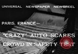 Image of non skid automobile Paris France, 1933, second 3 stock footage video 65675042744