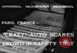 Image of non skid automobile Paris France, 1933, second 4 stock footage video 65675042744