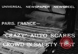Image of non skid automobile Paris France, 1933, second 7 stock footage video 65675042744