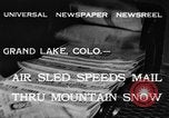 Image of air sled Colorado United States USA, 1933, second 3 stock footage video 65675042745