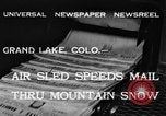 Image of air sled Colorado United States USA, 1933, second 4 stock footage video 65675042745