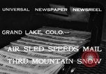Image of air sled Colorado United States USA, 1933, second 5 stock footage video 65675042745