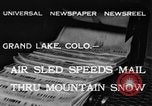 Image of air sled Colorado United States USA, 1933, second 6 stock footage video 65675042745