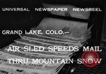 Image of air sled Colorado United States USA, 1933, second 8 stock footage video 65675042745