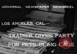Image of leopards Los Angeles California USA, 1933, second 6 stock footage video 65675042746