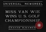 Image of Virginia Van Vie Chestnut Hill Pennsylvania USA, 1934, second 1 stock footage video 65675042748