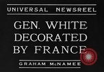 Image of General White France, 1934, second 5 stock footage video 65675042759