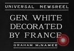 Image of General White France, 1934, second 8 stock footage video 65675042759