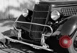 Image of bumper of a car Springfield Massachusetts USA, 1935, second 3 stock footage video 65675042766