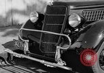 Image of bumper of a car Springfield Massachusetts USA, 1935, second 6 stock footage video 65675042766