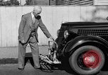 Image of bumper of a car Springfield Massachusetts USA, 1935, second 8 stock footage video 65675042766