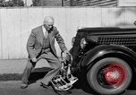 Image of bumper of a car Springfield Massachusetts USA, 1935, second 10 stock footage video 65675042766