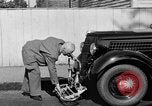 Image of bumper of a car Springfield Massachusetts USA, 1935, second 17 stock footage video 65675042766