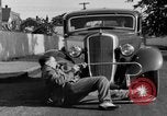 Image of bumper of a car Springfield Massachusetts USA, 1935, second 28 stock footage video 65675042766
