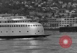 Standbild Kalakala Fähre konstituierenden Reise am Puget Sound Seattle Washington USA, 1935, aus Sekunde 9 historischem Filmmaterial Videoclip 65675042768