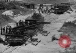 Standbild Eisenbahn Küste Verteidigung Pistolen Virginia Beach Virginia USA, 1935, aus Sekunde 16 historischem Filmmaterial Videoclip 65675042770