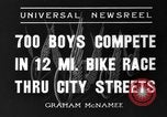 Standbild Bike Race Boston Massachusetts USA, 1936, aus Sekunde 6 historischem Filmmaterial Videoclip 65675042775