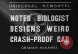 Standbild Crash Proof car Pasadena California USA, 1936, aus Sekunde 1 historischem Filmmaterial Videoclip 65675042776