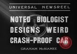 Standbild Crash Proof car Pasadena California USA, 1936, aus Sekunde 4 historischem Filmmaterial Videoclip 65675042776