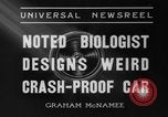Standbild Crash Proof car Pasadena California USA, 1936, aus Sekunde 6 historischem Filmmaterial Videoclip 65675042776