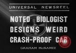 Standbild Crash Proof car Pasadena California USA, 1936, aus Sekunde 11 historischem Filmmaterial Videoclip 65675042776
