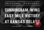 Image of Glenn Cunningham Lawrence Kansas USA, 1936, second 1 stock footage video 65675042777