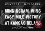 Image of Glenn Cunningham Lawrence Kansas USA, 1936, second 4 stock footage video 65675042777