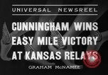 Image of Glenn Cunningham Lawrence Kansas USA, 1936, second 5 stock footage video 65675042777