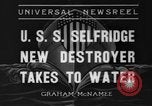 Image of United States Selfridge destroyer Camden New Jersey USA, 1936, second 1 stock footage video 65675042781