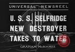 Image of United States Selfridge destroyer Camden New Jersey USA, 1936, second 4 stock footage video 65675042781