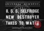 Image of United States Selfridge destroyer Camden New Jersey USA, 1936, second 6 stock footage video 65675042781