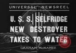 Image of United States Selfridge destroyer Camden New Jersey USA, 1936, second 9 stock footage video 65675042781