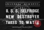Image of United States Selfridge destroyer Camden New Jersey USA, 1936, second 12 stock footage video 65675042781