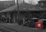 Image of suburban train Nutley New Jersey USA, 1936, second 12 stock footage video 65675042782