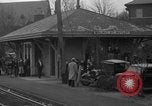 Image of suburban train Nutley New Jersey USA, 1936, second 13 stock footage video 65675042782