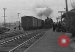 Image of suburban train Nutley New Jersey USA, 1936, second 20 stock footage video 65675042782