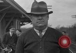 Image of suburban train Nutley New Jersey USA, 1936, second 40 stock footage video 65675042782