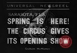Standbild Ringling Barnum and Bailey Circus Sarasota Florida USA, 1938, aus Sekunde 1 historischem Filmmaterial Videoclip 65675042787