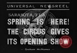 Standbild Ringling Barnum and Bailey Circus Sarasota Florida USA, 1938, aus Sekunde 3 historischem Filmmaterial Videoclip 65675042787